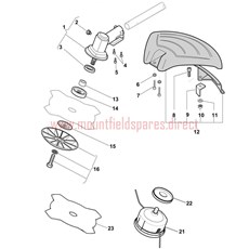 Gear case spare parts