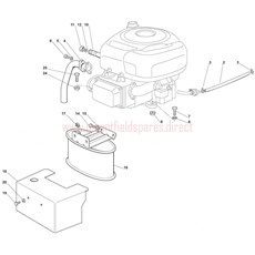 ENGINE MOTOR (B&S 13,5 HP) (B&S 13,5 HP) spare parts