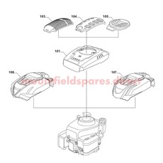 ENGINE-WBE0702	COVERS spare parts
