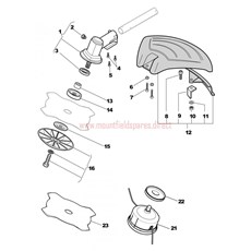 Gear case spare parts