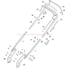Handle, Upper Part spare parts