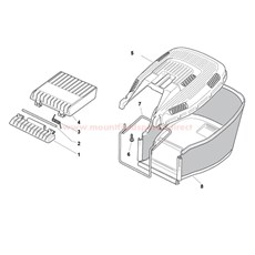 Grass Catcher Box spare parts