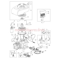 ENGINE RM65-E (WBE0704) RECOIL-AIR FILTER STARTER MOTOR CARBURETTOR spare parts