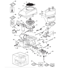 Engine - Carburettor, Air Cleaner Assy. spare parts