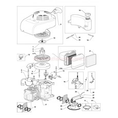 Engine - GGP WBE0702 (1) spare parts