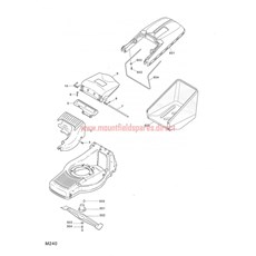 BLADE GRASS COLLECTOR spare parts