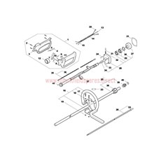 Handle-transmission spare parts