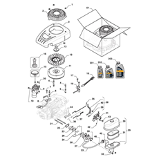 ENGINE - CARBURETTOR , AIR CLEANER ASSY spare parts