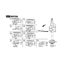 Crankshaft spare parts