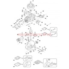Engine - GGP RSC100 (2) spare parts