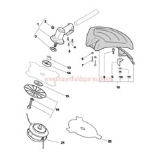 Gear case spare parts