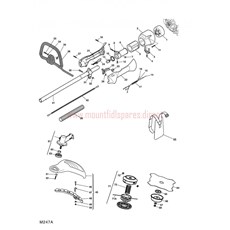 MB 26 BRUSH CUTTER DRIVE SHAFT spare parts