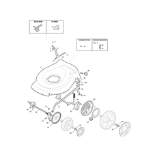 DECK AND HEIGHT ADJUSTING spare parts