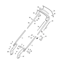 Handle, Upper Part spare parts