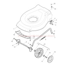 Deck Red spare parts