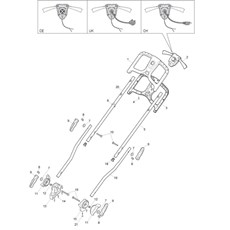 Handle, Upper, Lower and Switch spare parts