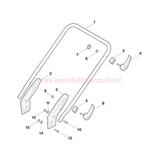 Handle, Lower Part spare parts