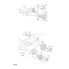 WHEEL SUSPENSION TRANSMISSION spare parts