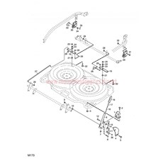 MOWER DECK 107 cm CONTROLS spare parts