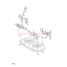 MOWER DECK 85 cm CONTROLS spare parts