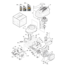 ENGINE - CARBURETTOR , TANK spare parts