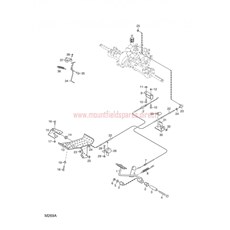 4155H FOOT CONTROLS 4WD spare parts