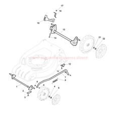 Deck And Height Adjusting spare parts