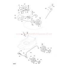 WHEEL SUSPENSION TRANSMISSION spare parts