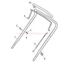 Handle, Upper Part (ERGO Version) spare parts