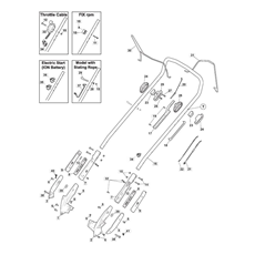 Chassis/Handle, Upper Part spare parts