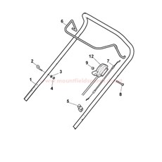 Handle, Upper Part spare parts