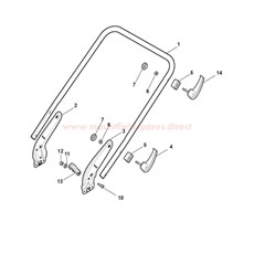 Handle, Lower Part spare parts