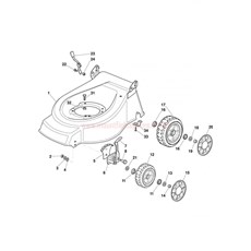 Chassis-Wheels And Height Adjusting spare parts