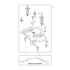 CUTTING DECK ASSY - MP84 spare parts