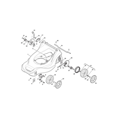 DECK AND HEIGHT ADJUSTING spare parts