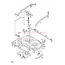 MOWER DECK 92 cm FRAME spare parts