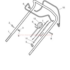 Handle, Upper Part spare parts