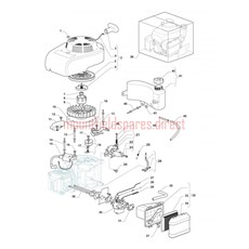Engine - GGP WBE0701 (1) spare parts