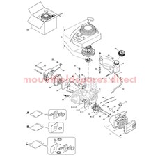 ENGINE-RS100 RECOIL-FUEL TANK spare parts
