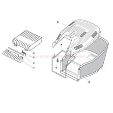 Grass Collector Box spare parts