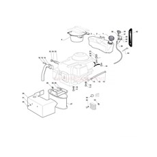 Engine - Honda GXV 390 spare parts