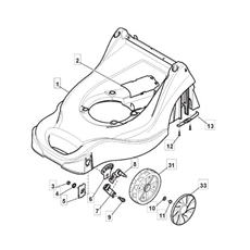 Deck and Height Adjusting spare parts