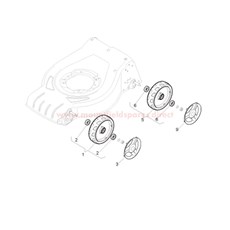 Wheel and bushes spare parts