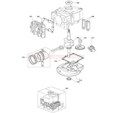 ENGINE-WBE0702 COVERS spare parts