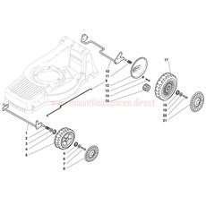 Chassis-Wheels And Height Adjusting spare parts