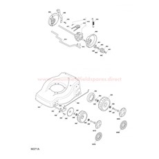 WHEEL SUSPENSION TRANSMISSION spare parts