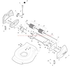 Rear Roller Assy. spare parts