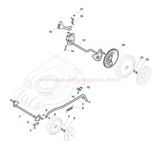Deck And Height Adjusting spare parts