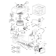 Engine - Carburettor, Tank spare parts