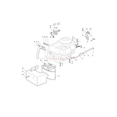 Engine - Honda GXV 390 spare parts